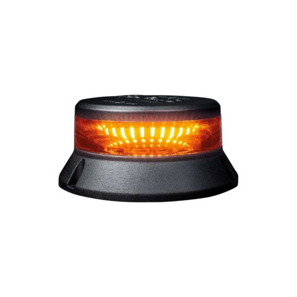 CRUISE LIGHT WARNING LIGHT BEACON LED 110MM SURFACE MOUNT CLEAR LENS
