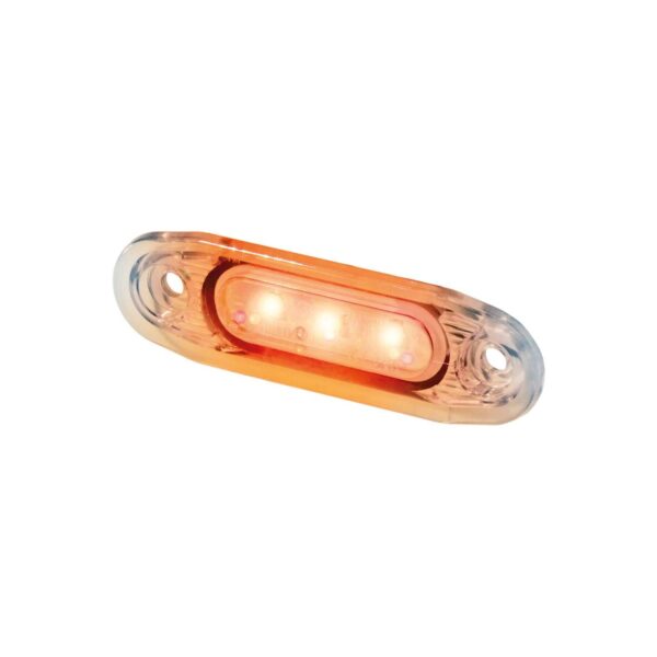 SIDEMARKER 3LED SLIM CLEAR LENS